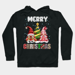 Merry Christmas Gnome Family Funny Xmas Tree Women Men Kids Hoodie